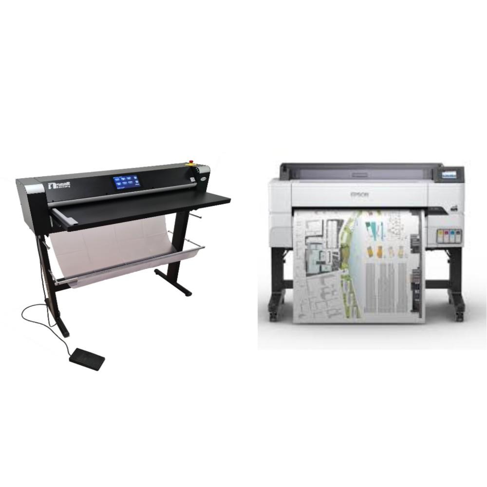 Epson T5405 A0 plotter + Neofold 920PL A0 hajtogatógép