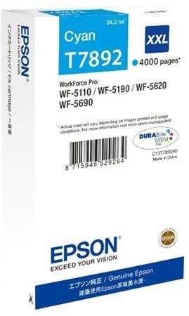 Epson T7892 k&amp;eacute;k eredeti tintapatron