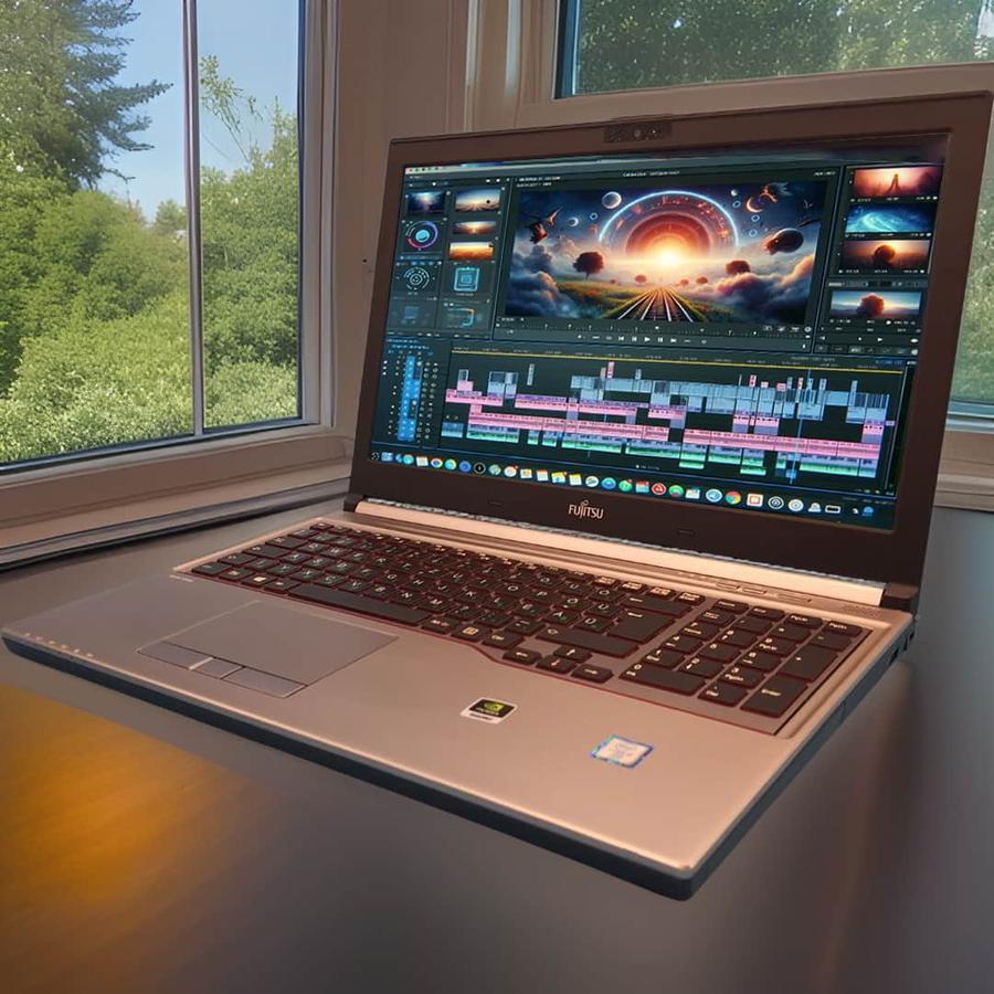 Erőteljes Fujitsu Celsius H760 i7-6820HQ/16/512SSD+500HDD/DVD/FHD/15,6”/NVIDIA M2000M Workstation Laptop