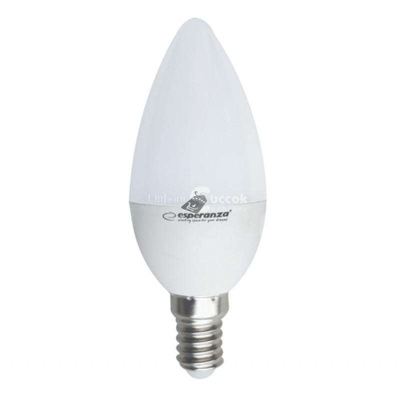 Esperanza LED villanykörte C37 E14 4W