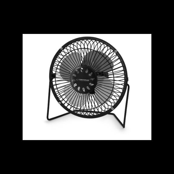 Esperanza Yugo 6" USB ventilátor - Fekete