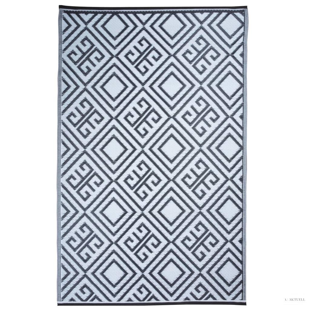 Esschert Design grafikai mintás kültéri szőnyeg 120 x 186 cm OC12