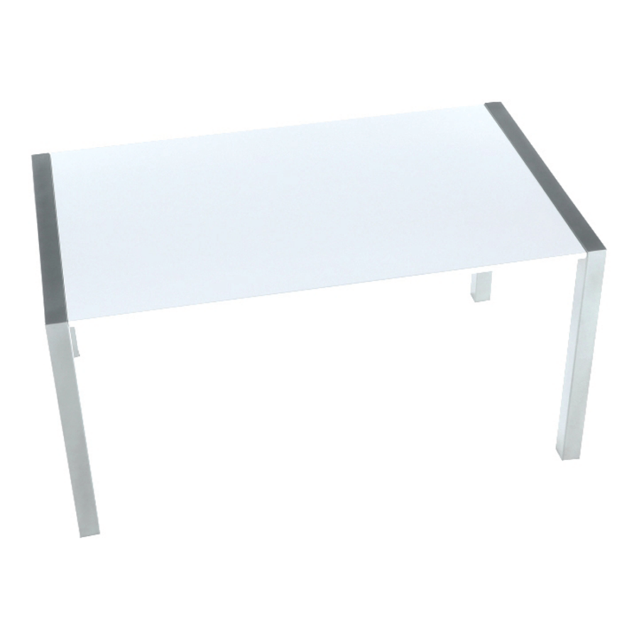 Étkezőasztal, nyitható, MDF/fém, fehér extra magasfényű HG, 150-190-230x90 cm, DARO