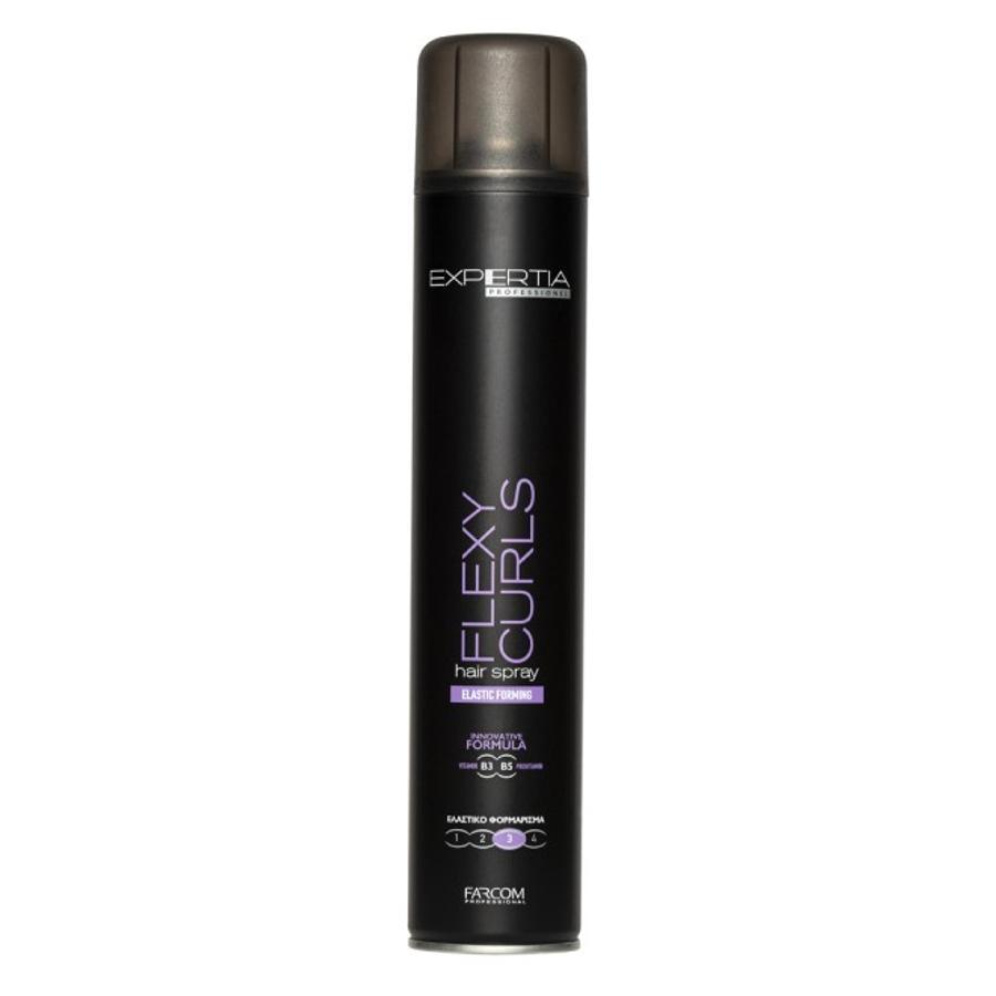 Expertia Hair Spray Flexy Curls flexibilis tartású hajlakk, 500 ml