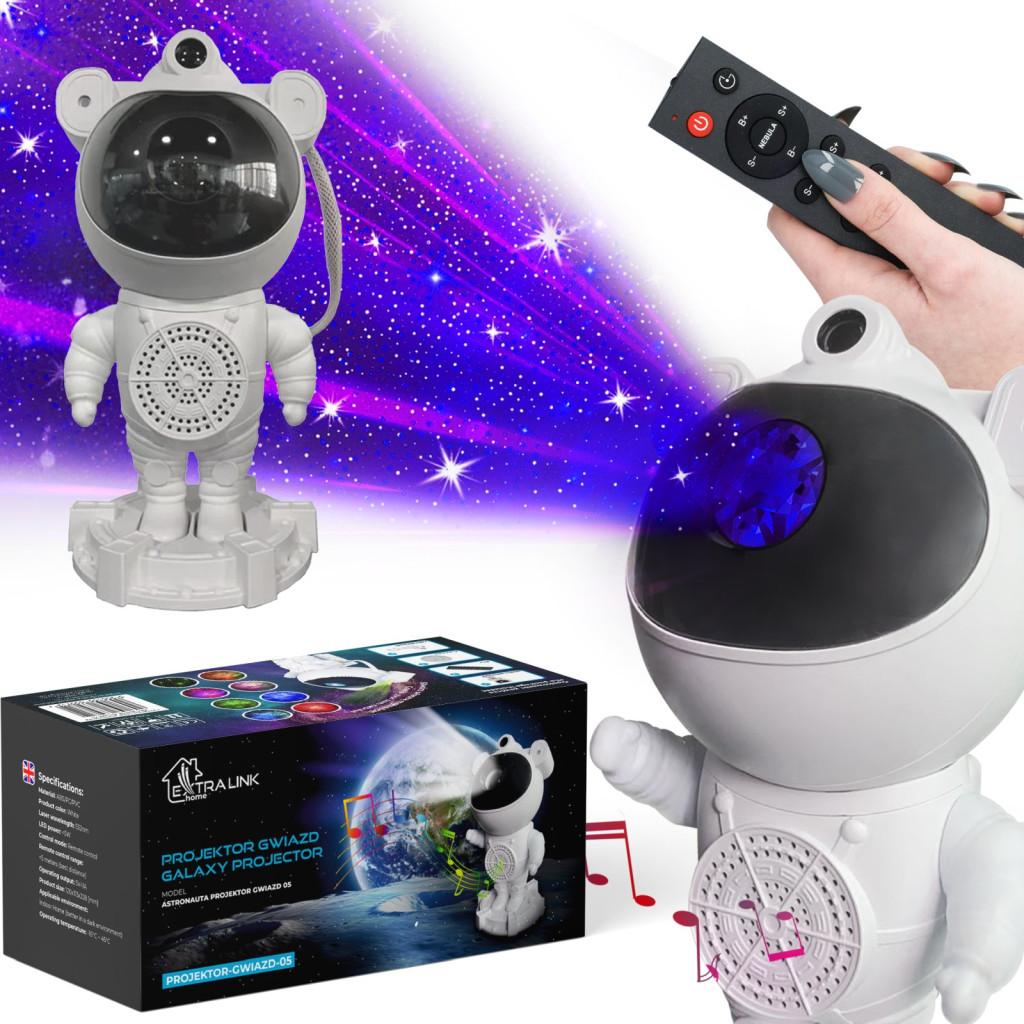 Extralink Home Astronauta hangszóróval ellátott csillagprojektor 05