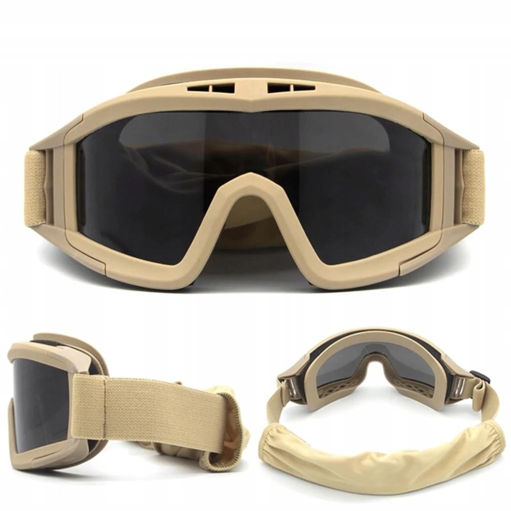 Extralink Military taktikai szemüveg, katonai védőszemüveg, ASG lövészeti airsoft MIL-678