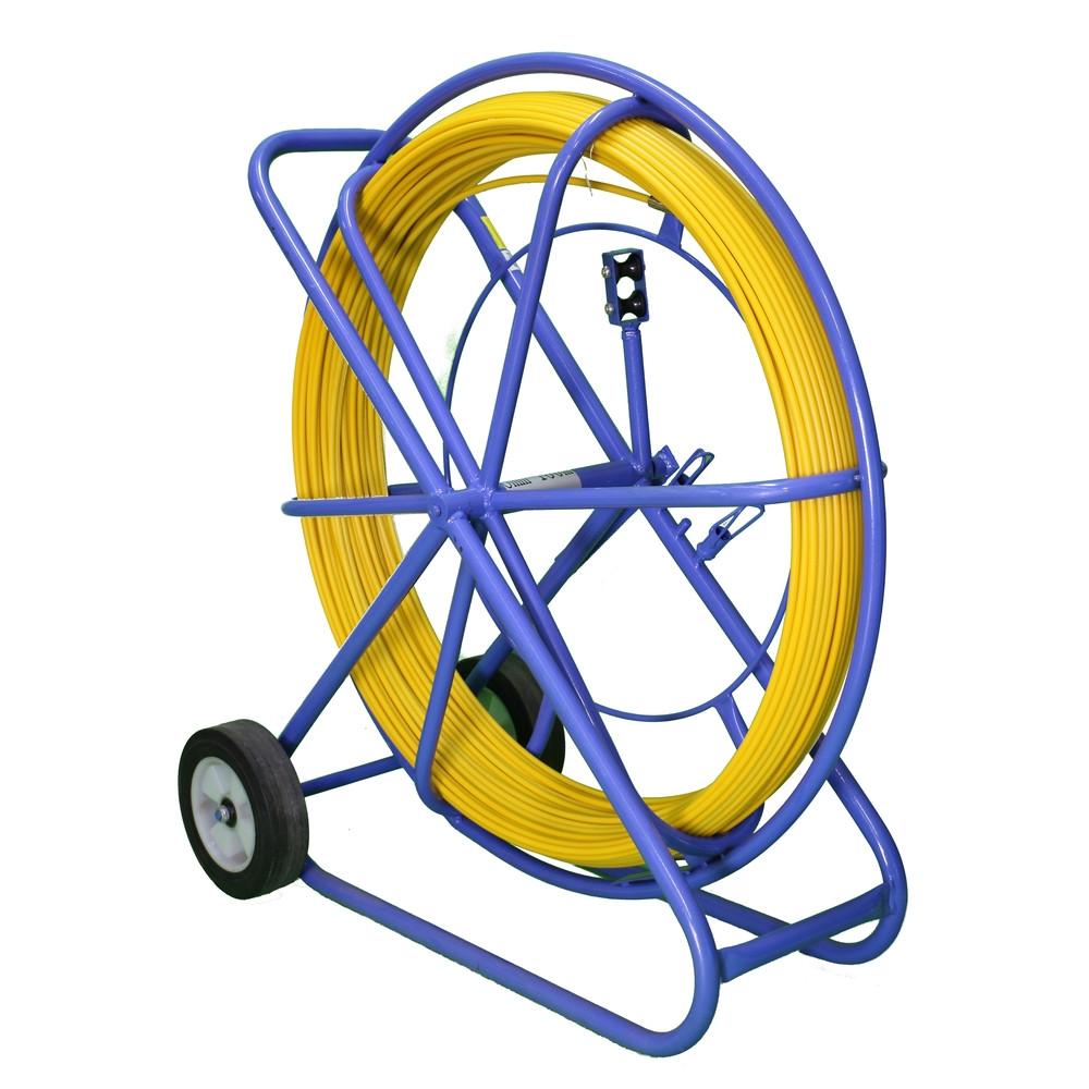 Extralink Pilot kábelbehúzó rúd (berudaló), üvegszál-erősített polimer (FRP), átmérő: 13 mm, hossz: 150 m, sárga