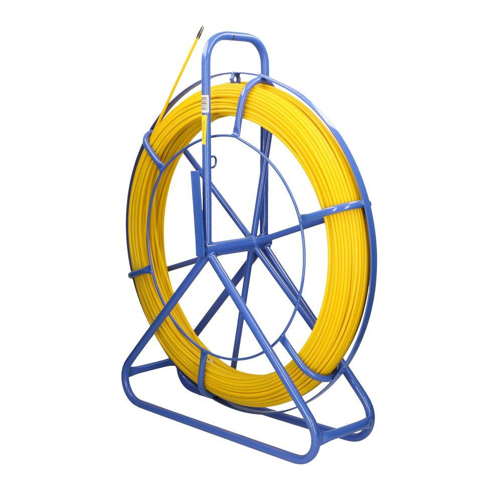 Extralink Pilot kábelbehúzó rúd (berudaló), üvegszálas FRP, átmérő: 3.8 mm, hossz: 100 m, sárga