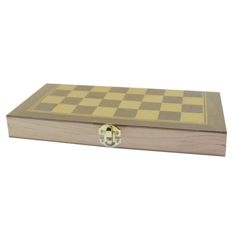Fa sakk, dáma, backgammon 28x28 cm