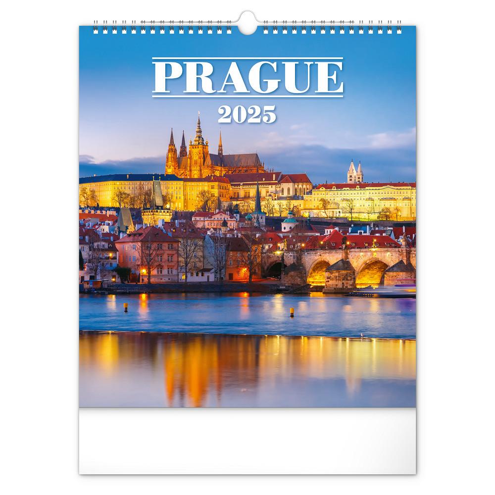 Falinaptár képes 300x340mm Prague Realsystem 2025.