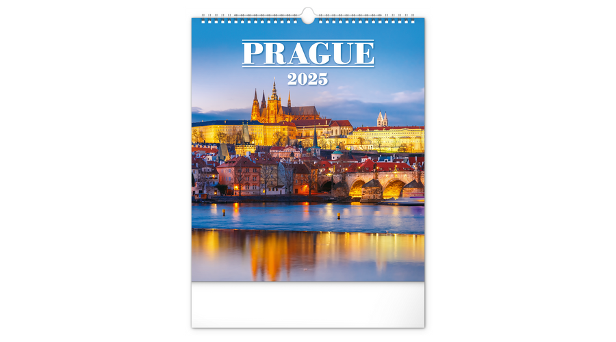 Falinaptár képes  300x340mm Prague Realsystem 2026.
