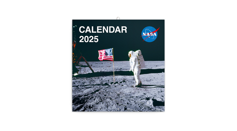 Falinaptár képes lemeznaptár 300x300mm, NASA Realsystem 2026.
