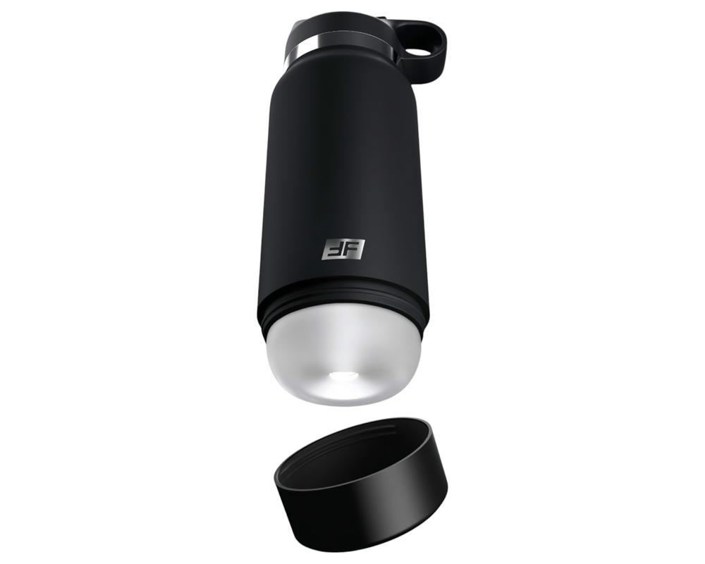 Fap Flask Thrill Seeker - maszturbátor kulacsban (fekete)