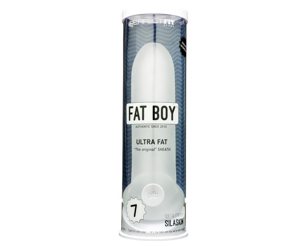 Fat Boy Original Ultra Fat - péniszköpeny (19cm) - fehér