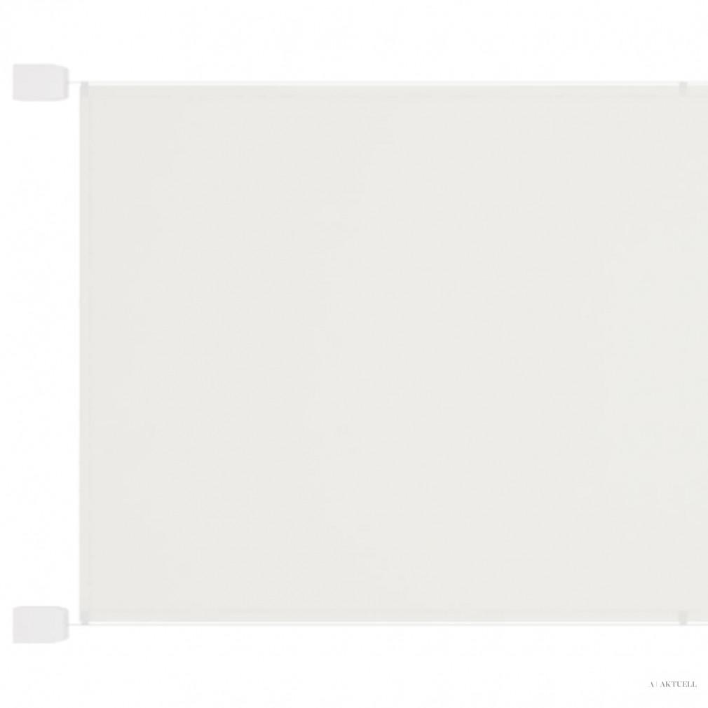 Fehér oxford-szövet függőleges napellenző 180 x 1000 cm