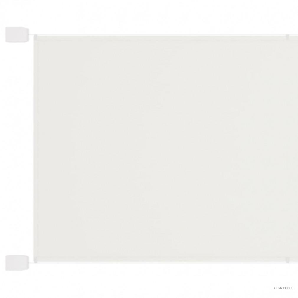 Fehér oxford-szövet függőleges napellenző 60x360 cm