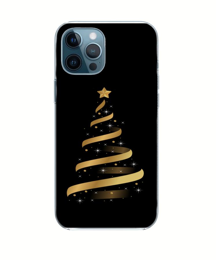 Fekete-Arany karacsonyfa szilikon tok karacsonyi  Huawei P Smart Z
