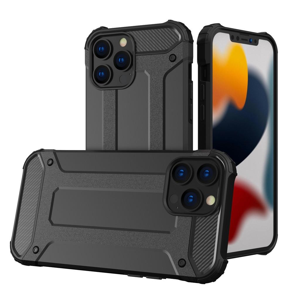 Fekete Armor ütésálló iPhone 13 Pro Max tok 