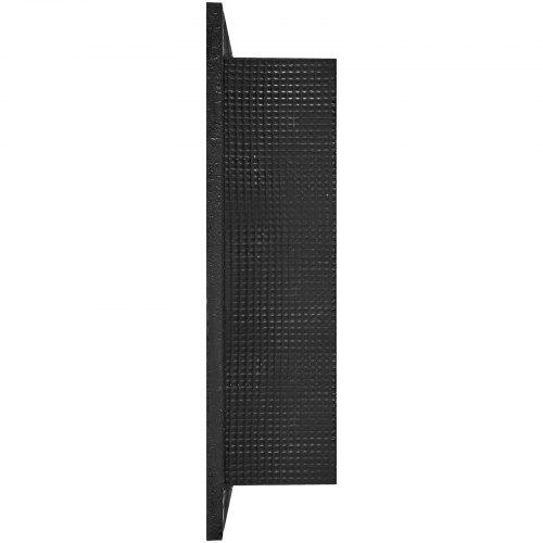 Fekete Zuhanyfülke Rendszerező 406×406 mm