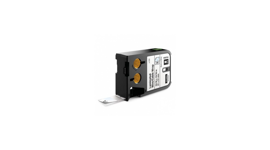 Feliratozógép szalag Dymo XTL 1868704 21mmx21mm, ORIGINAL, poliészter, fehér/fekete
