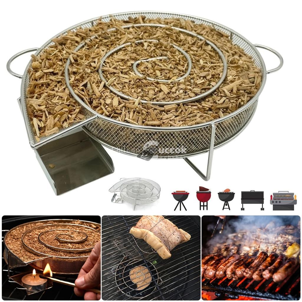 Fém hideg füstölő BBQ-hoz