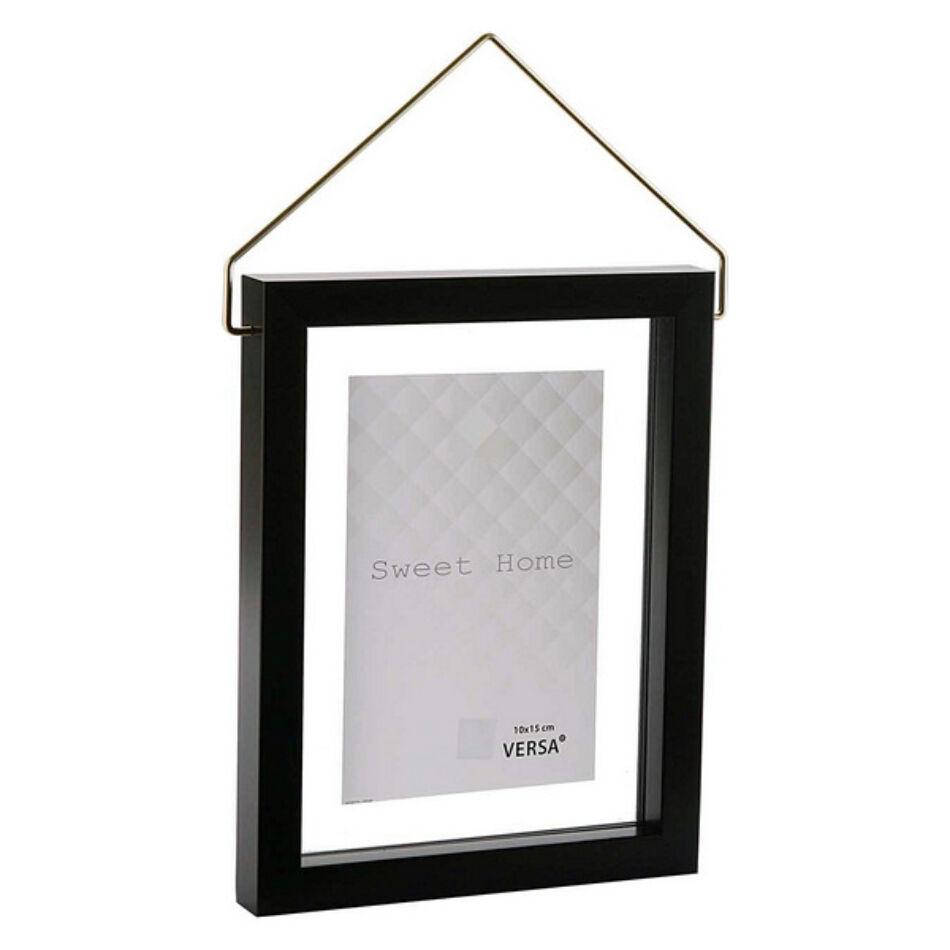 Fényképtartó Diamond Műanyag Fekete 10 x 15 cm