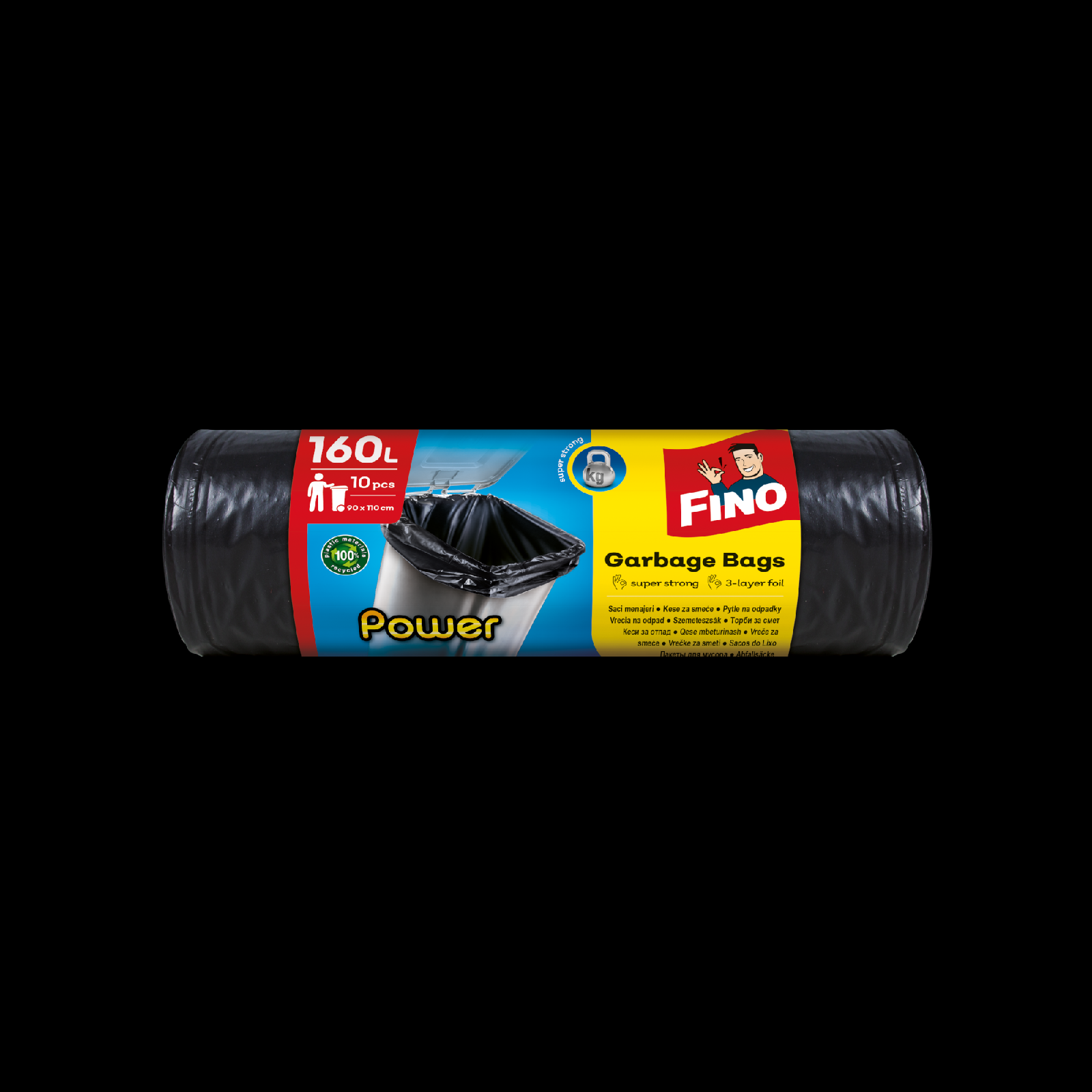 FINO SZEMETESZSÁK POWER 160L/10DB