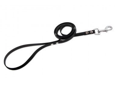 Firedog BioThane póráz 13 mm 3 m fogóval &amp; D-ring black