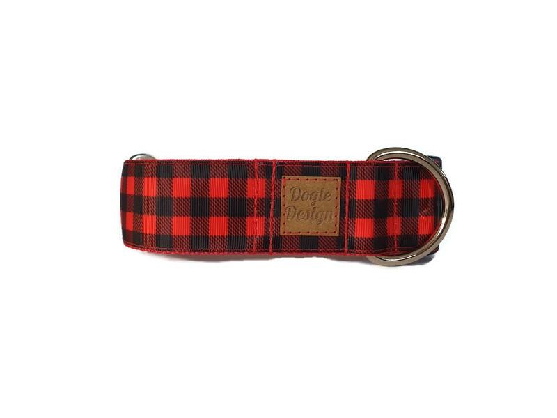 Flanel kutya nyakörv széles