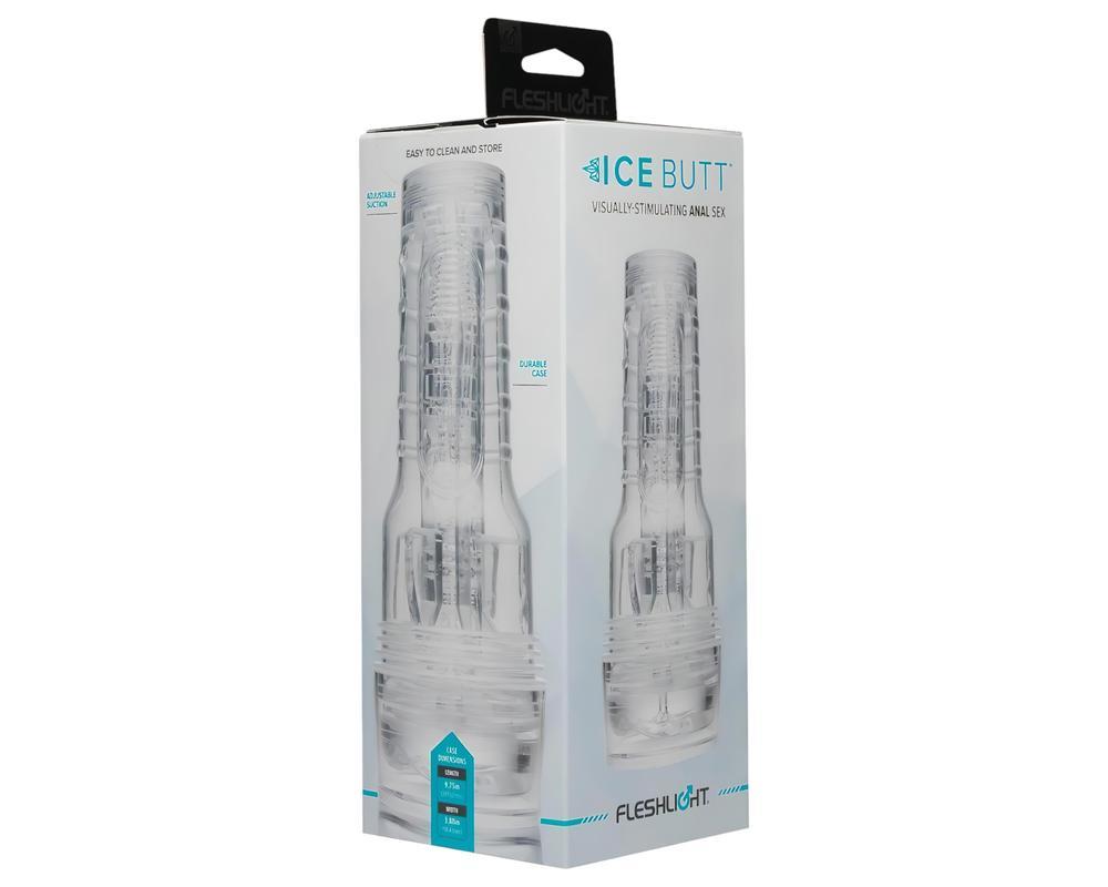 Fleshlight Ice Butt - műpopsi maszturbátor (átlátszó)