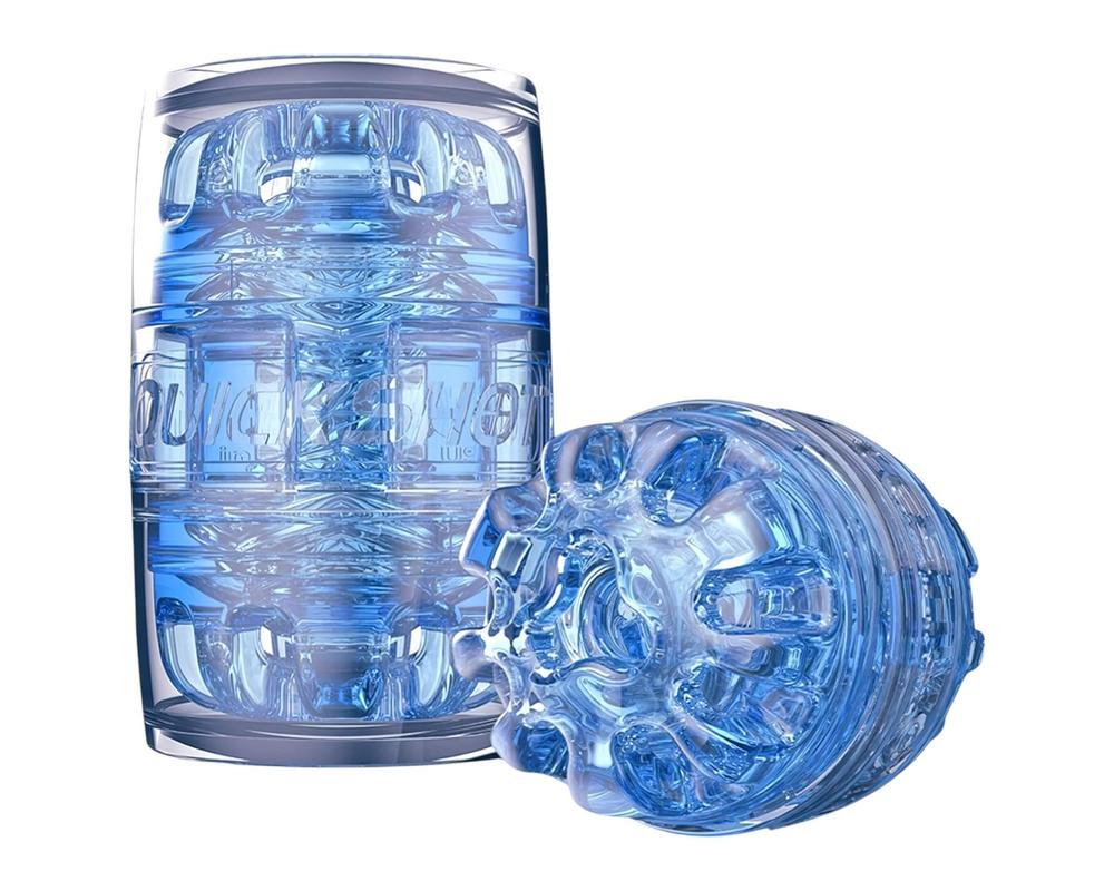 Fleshlight Quickshot Turbo - utazó maszturbátor (kék)