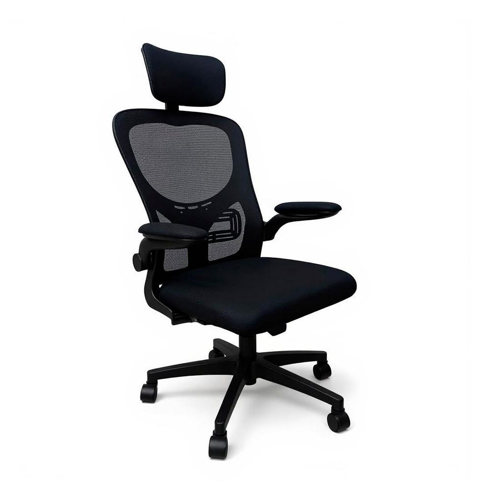 Flexo ergonomikus irodai forgószék deréktámasszal fekete
