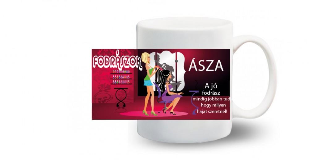 Fodrászok ásza Bögre