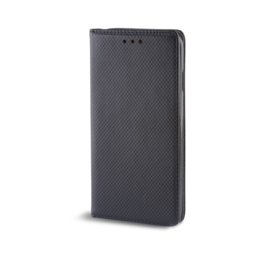 Forcell, fekete oldalra nyíló flip tok Huawei P8 Lite 2017