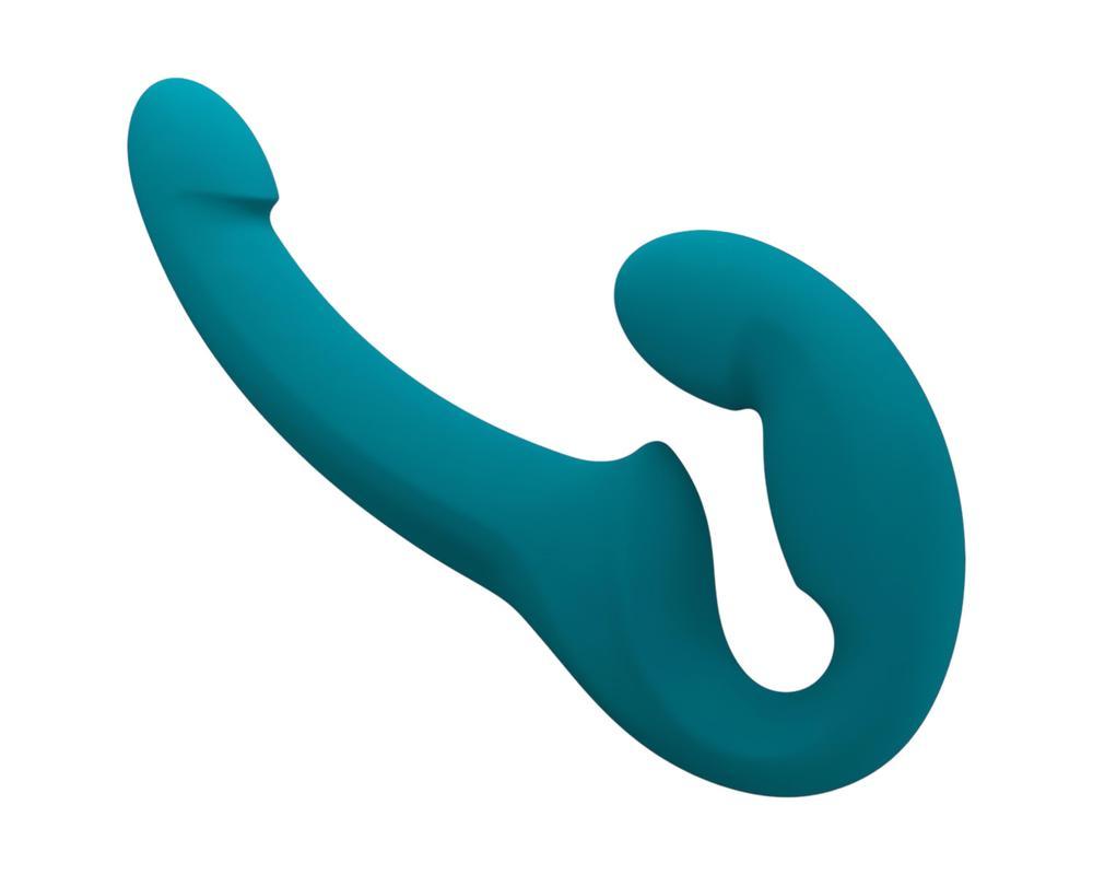 Fun Factory Share Lite - felcsatolható dildó pánt nélkül (kék)