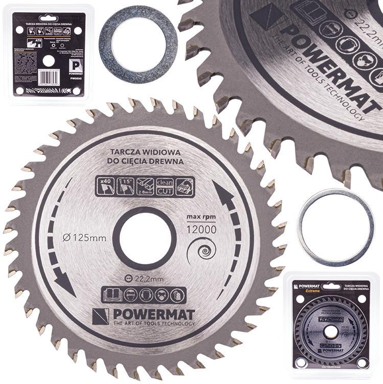 Fűrészkorong 125x22.2 40z TDD-125x22.2x40Z