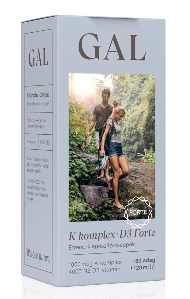 GAL K-komplex+D3 Forte ÚJ 1000mcg K-komplex + 4000NE D3 x 60 adag