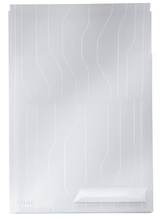 Genotherm, lefűzhető, A4, 200 mikron, füllel, LEITZ "CombiFile Jumbo", áttetsző