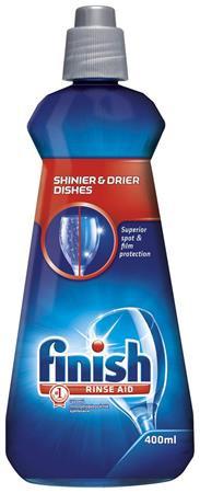 Gépi öblítőszer, 400 ml, FINISH, "Shine&amp;Dry", regular