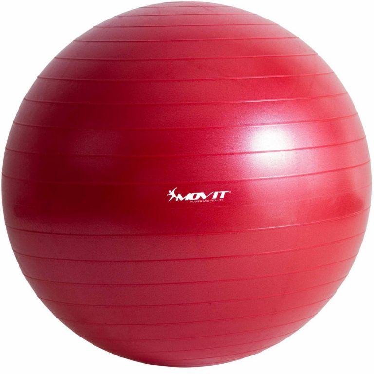 Gimnasztikai labda MOVIT - 75 cm, piros