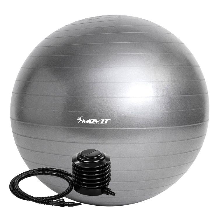 Gimnasztikai labda MOVIT 75 cm - szürke