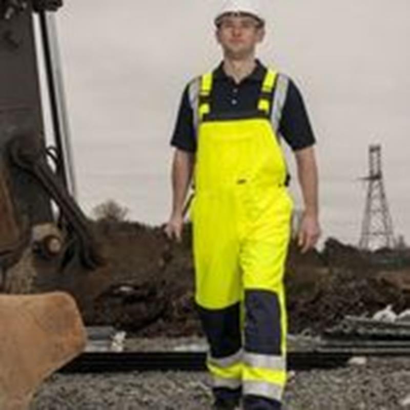 Girona Hi-Vis kantáros nadrág - L - Sárga