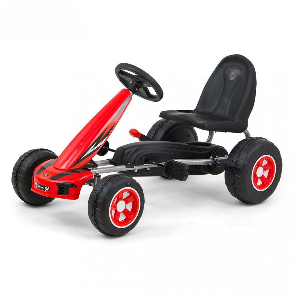 Go-kart Milly Mally Viper pedálos gyerek gokart piros