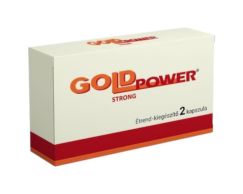 Gold Power - étrend kiegészítő kapszula férfiaknak (2db)