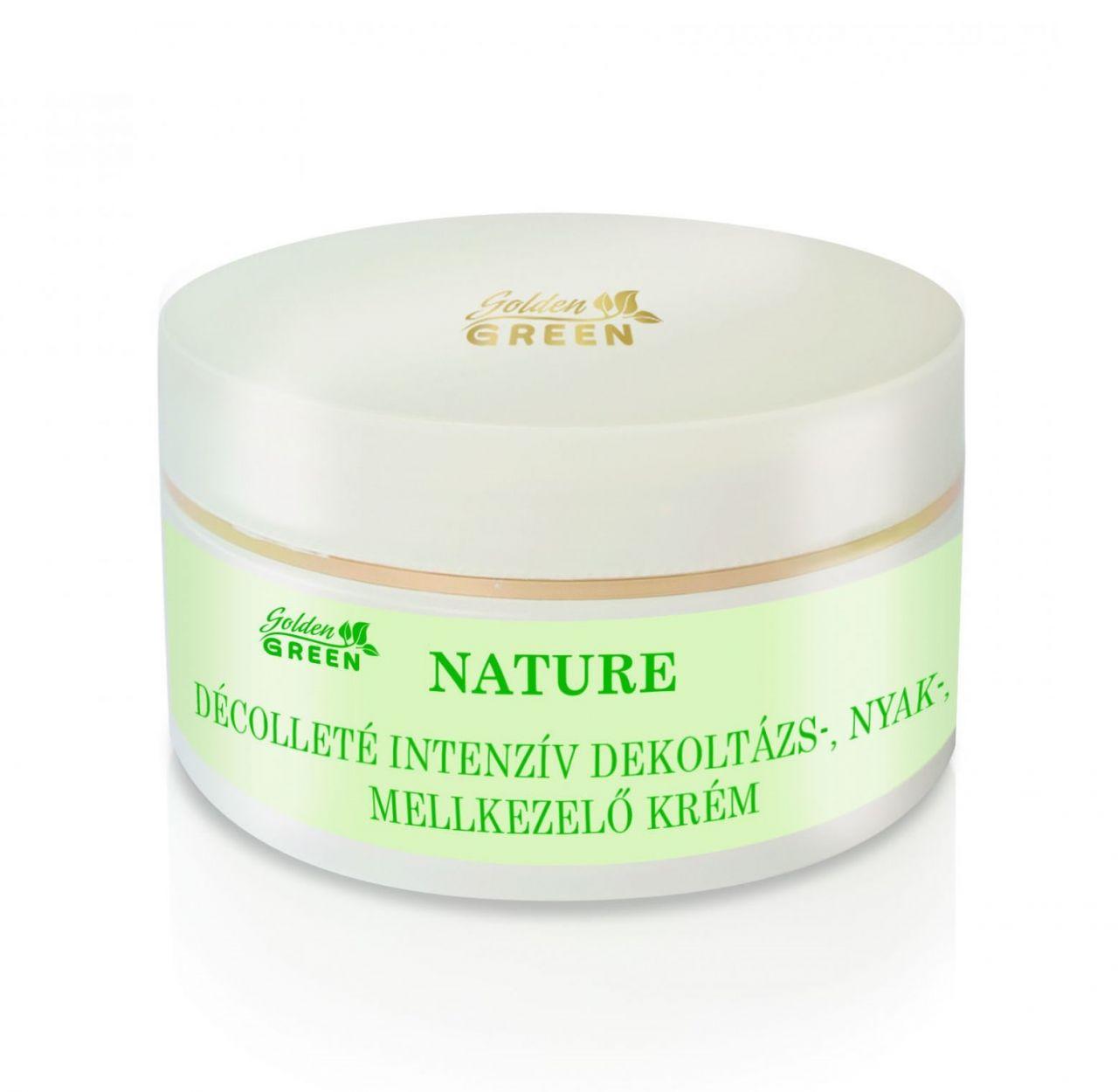 Golden Green Nature intenzív nyak-, dekoltázs-, mellkezelő krém