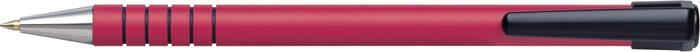 Golyóstoll, 0,7 mm, nyomógombos, PENAC "RB-085B", piros