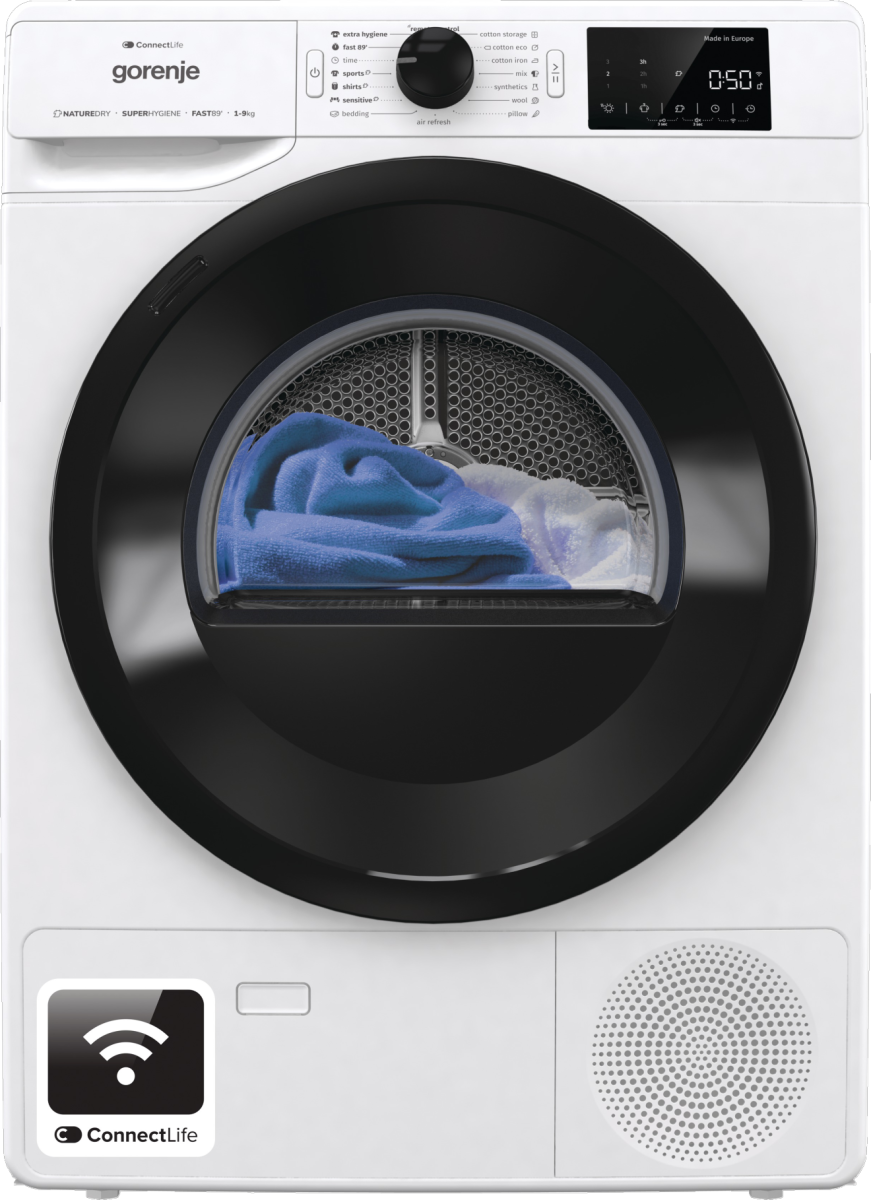 Gorenje DPNE92/GNLWIFI hőszivattyús szárítógép 9 kg A++ WIFI