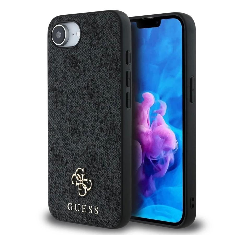 Guess MagSafe tok fekete GUHMPSE4P4SM4MK Apple iPhone 16e készülékhez