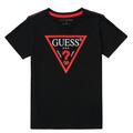 Guess Rövid ujjú pólók THOLMA Fekete 16 ans