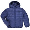 Guess Steppelt kabátok HOODED LS PADDED PUFFER W ZIP Kék 6 ans